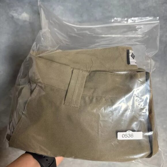 Columbia GRT Mens Pants Size 32 Cargo Hiking Trail Polyester Khaki Olive-Tan - Picture 15 of 15